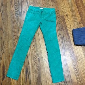 Free people skinny straight leg corduroys